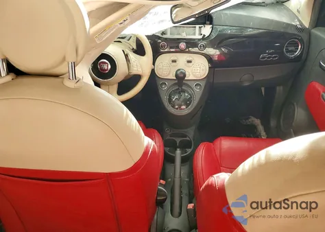 2012 Fiat 500 Lounge z USA, uszkodzony, nr VIN 3C3CFFCR2CT110942